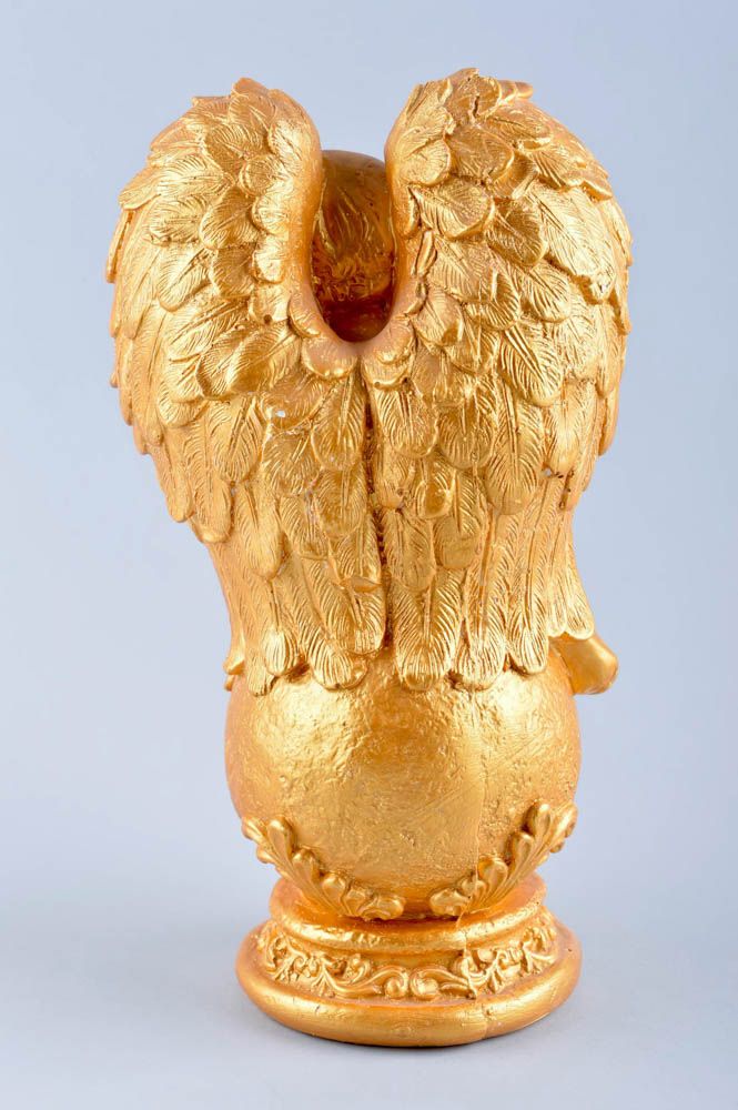 Декор для дома ручной работы бронзовая статуэтка фигурка ангела гипсовая фото 5