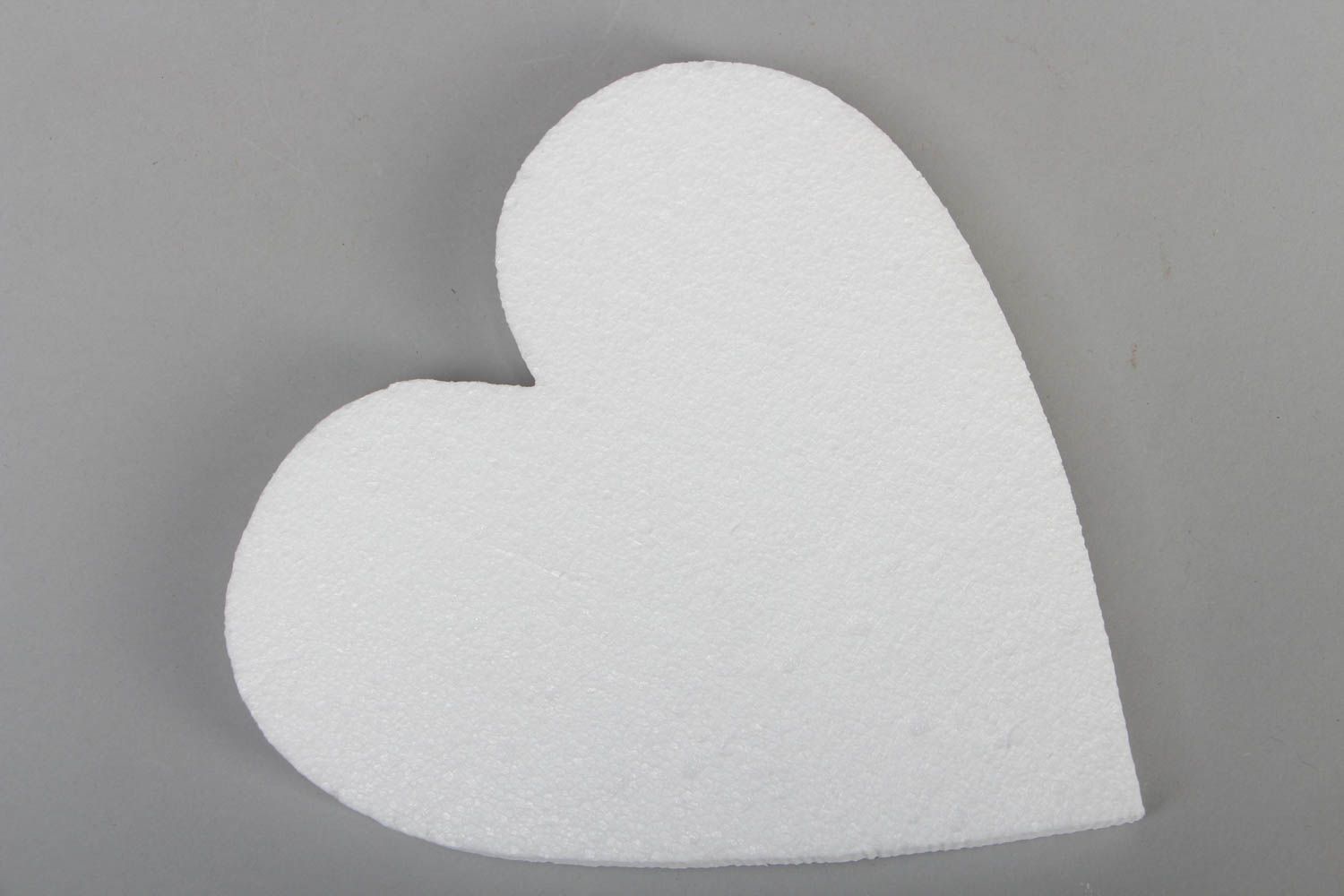 Forme en polystyrène à décorer en serviettage Grand Coeur photo 1