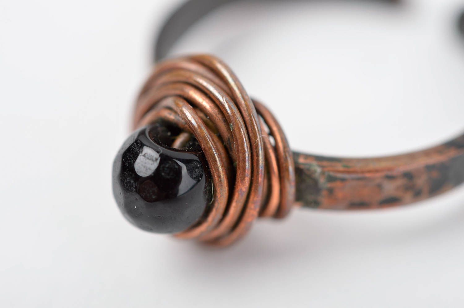 Ring aus Metall handmade Damen Modeschmuck elegantes Geschenk für Frau foto 5