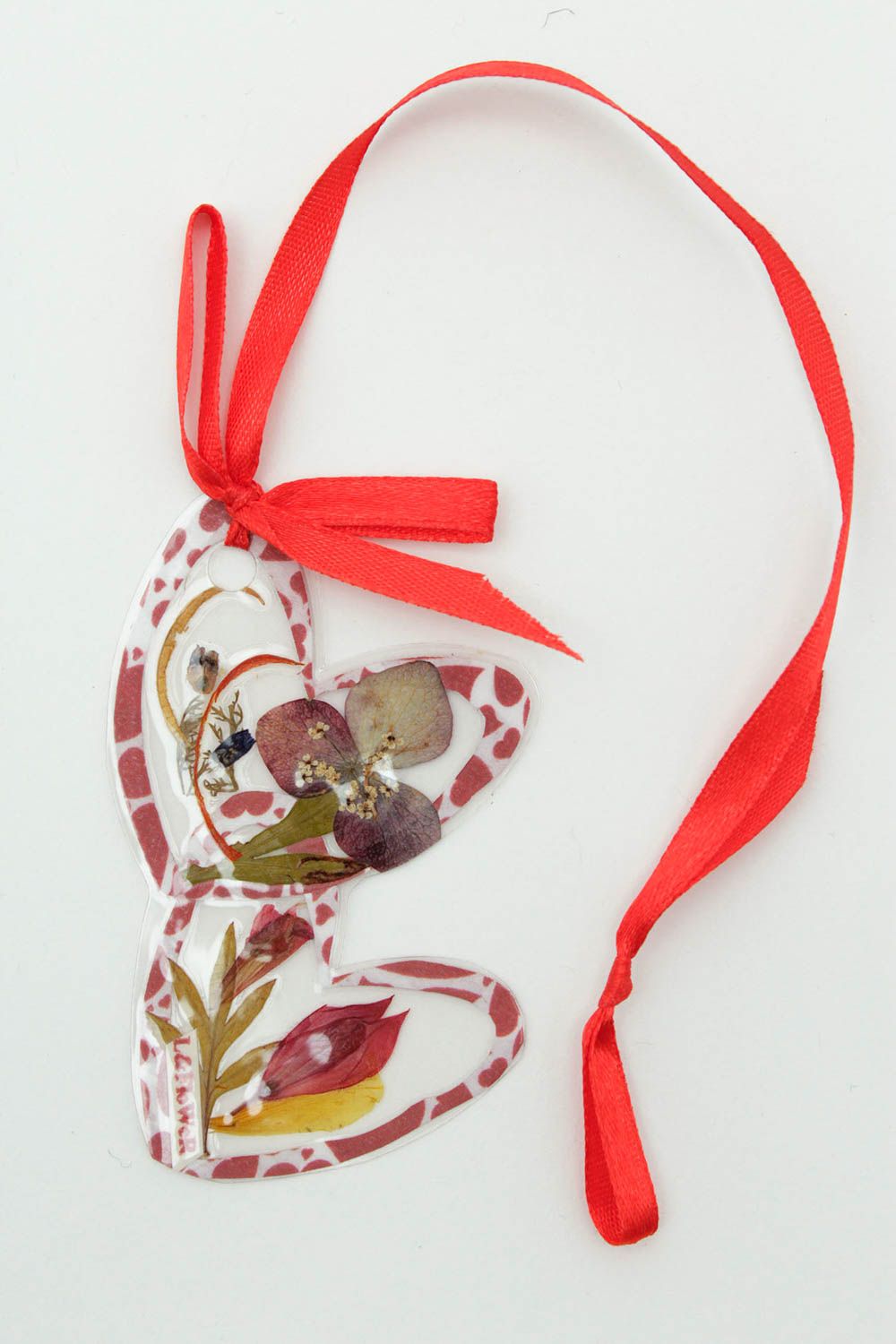Декоративное сердце ручной работы декор для дома декоративная подвеска из цветов фото 3