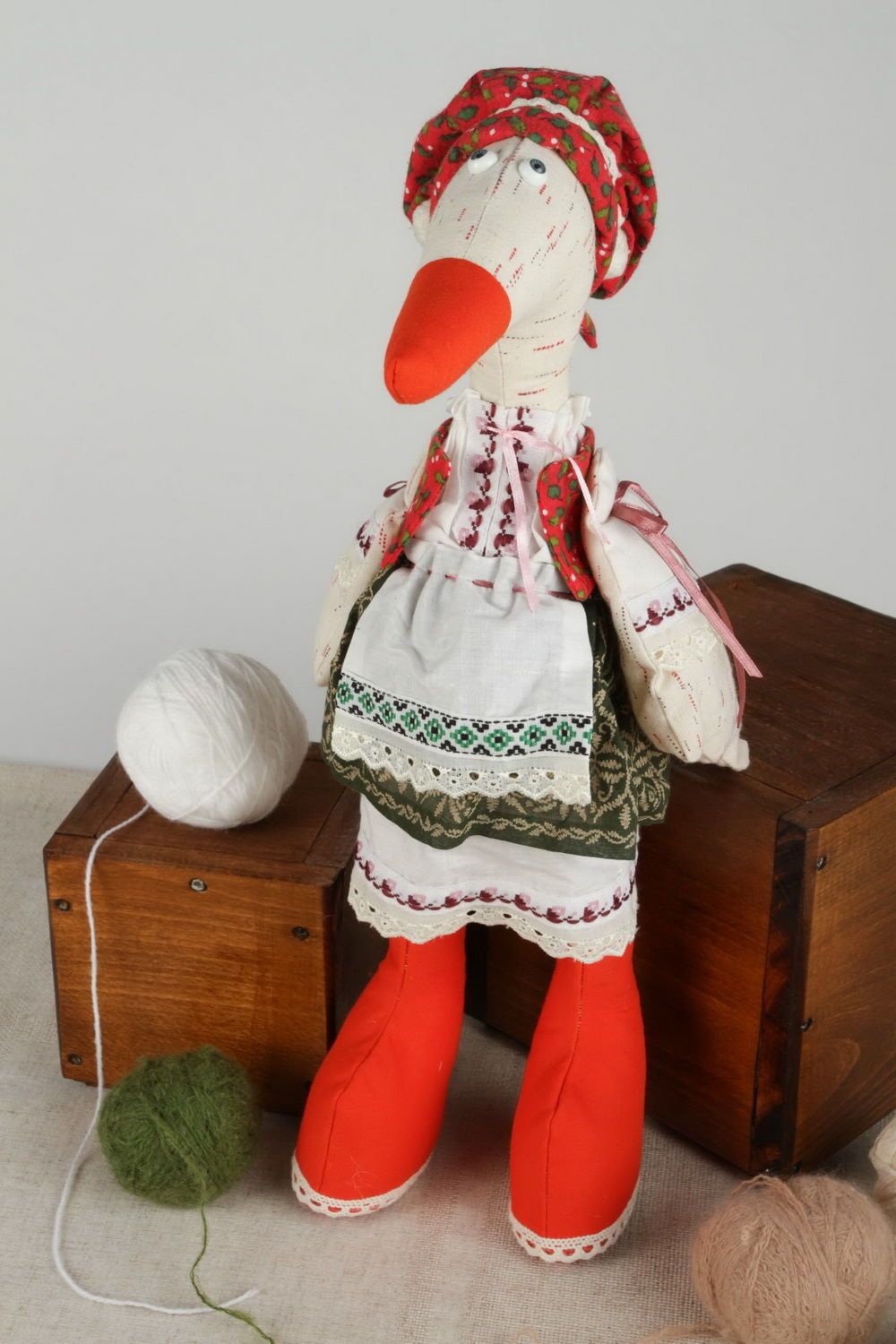 Toy cotton Goose Girl photo 2