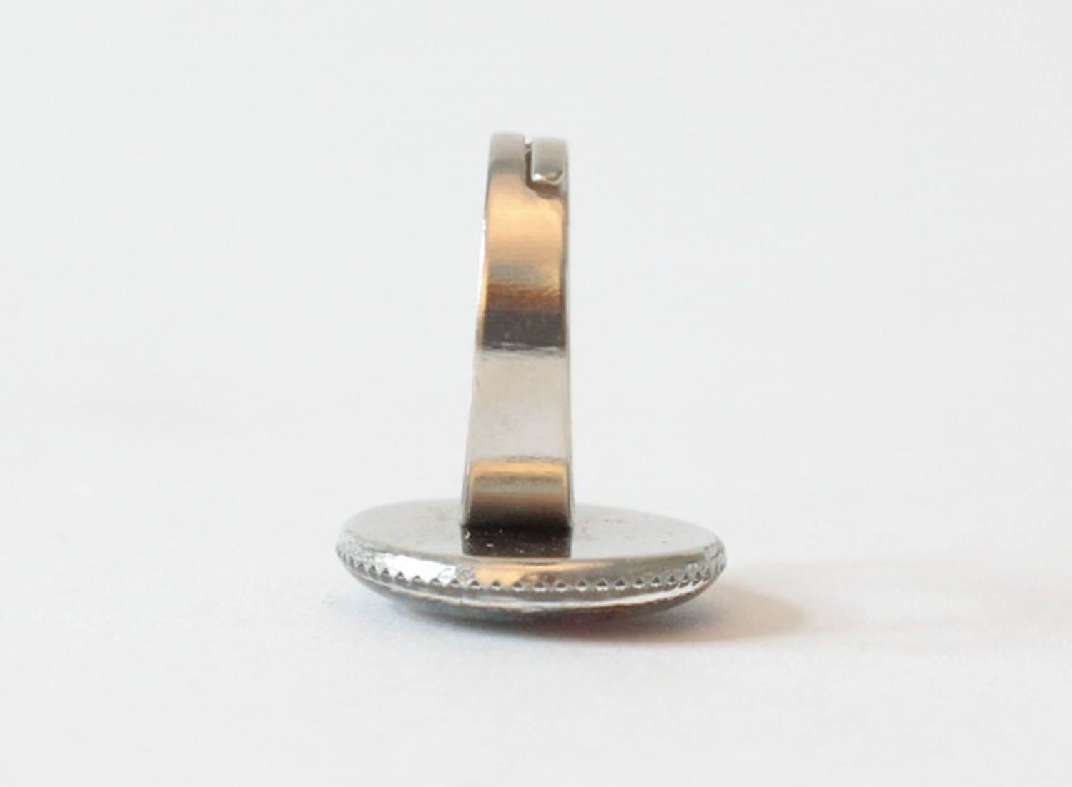 Ring aus Metall mit Epoxidharz Rosen foto 2