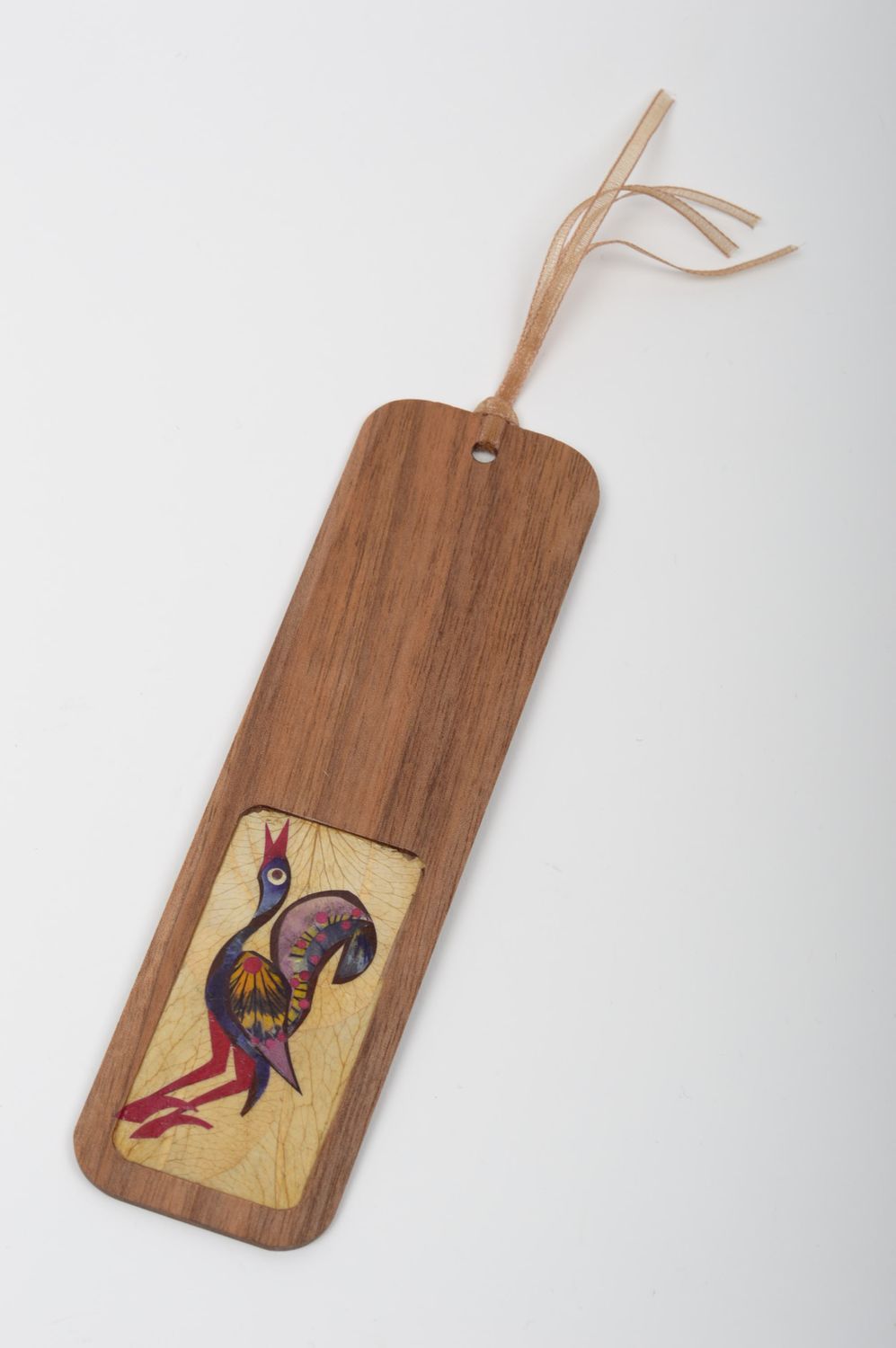 Marcapáginas original artesanal marcador de paginas de madera ideas de regalos foto 2