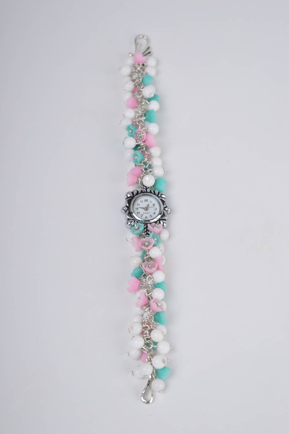 Handmade bright female watch natural stone watch elegant accessory for gift photo 2