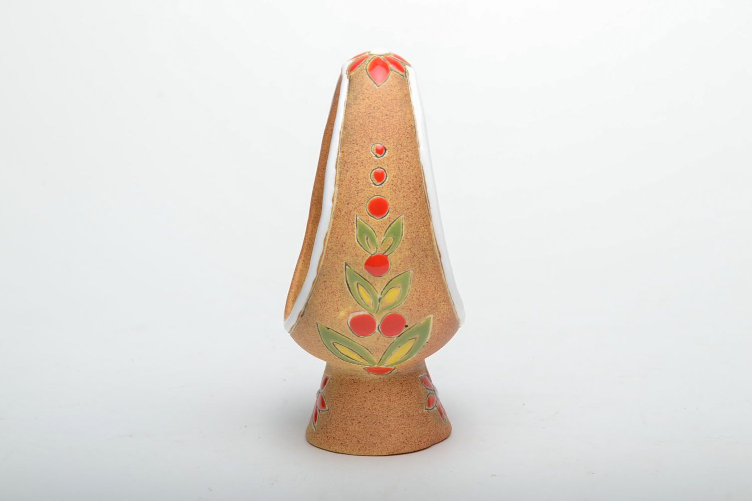 Deko Kerzenhalter aus Keramik in Eiform foto 3
