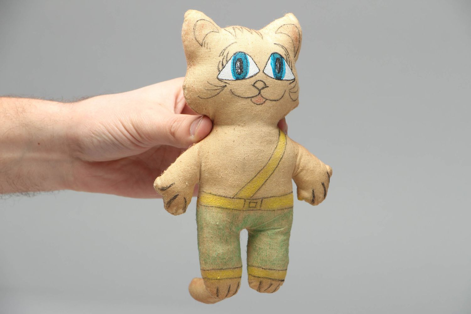 Handmade soft toy Cat photo 4