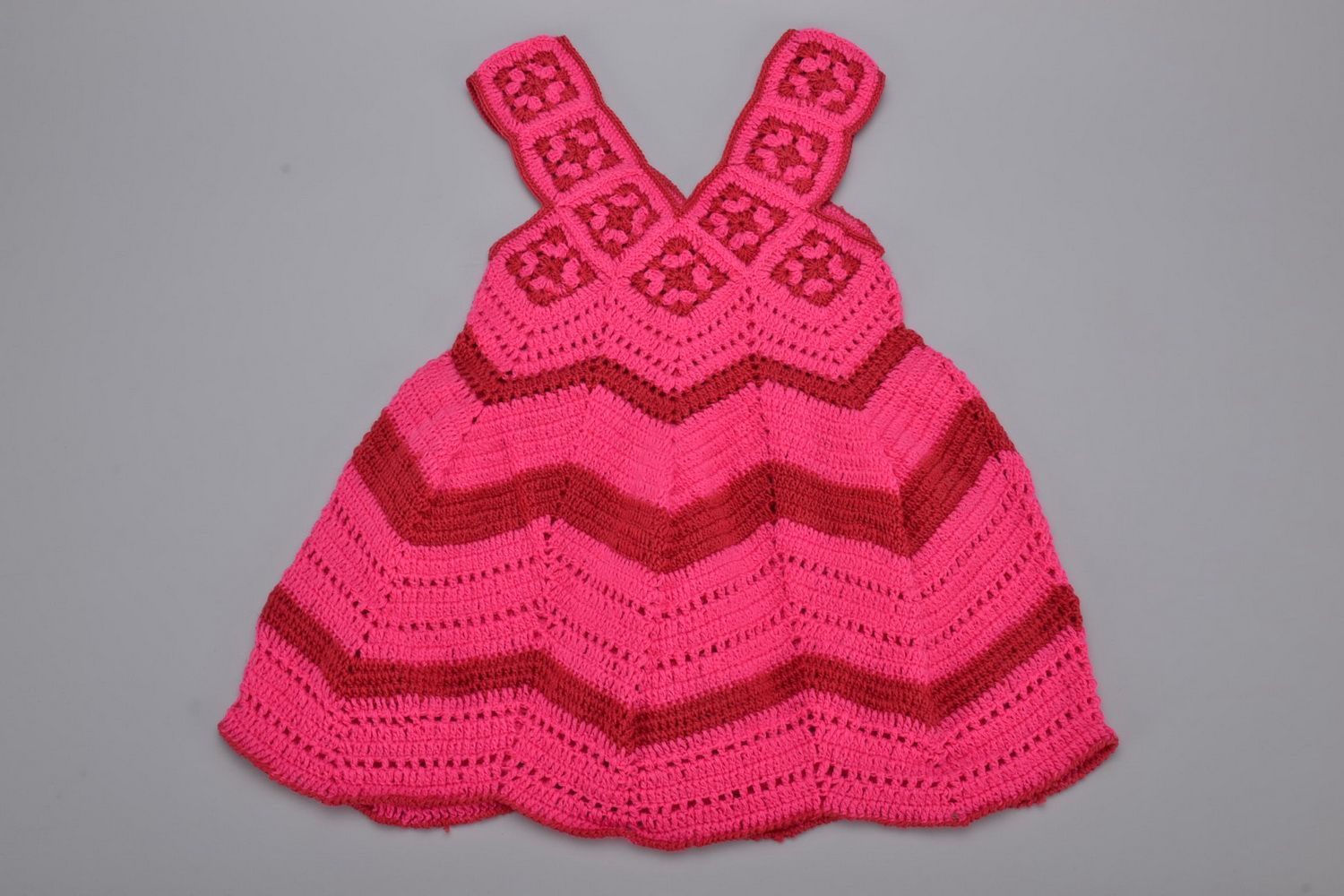 Crochet sun dress for a girl photo 1