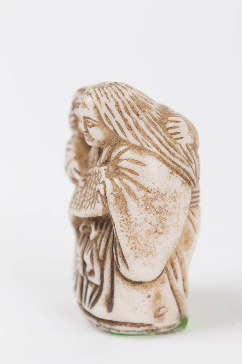 Resin netsuke figurine handmade miniature statuette collection interior figurine photo 3