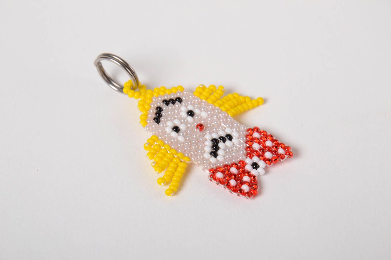 Keychain in shape of clown handmade stylish accessories cute souvenirs photo 3