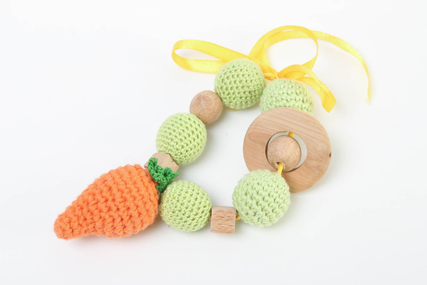 Handmade teething toy babies toys toddler toys gifts for kids toys for babies photo 2