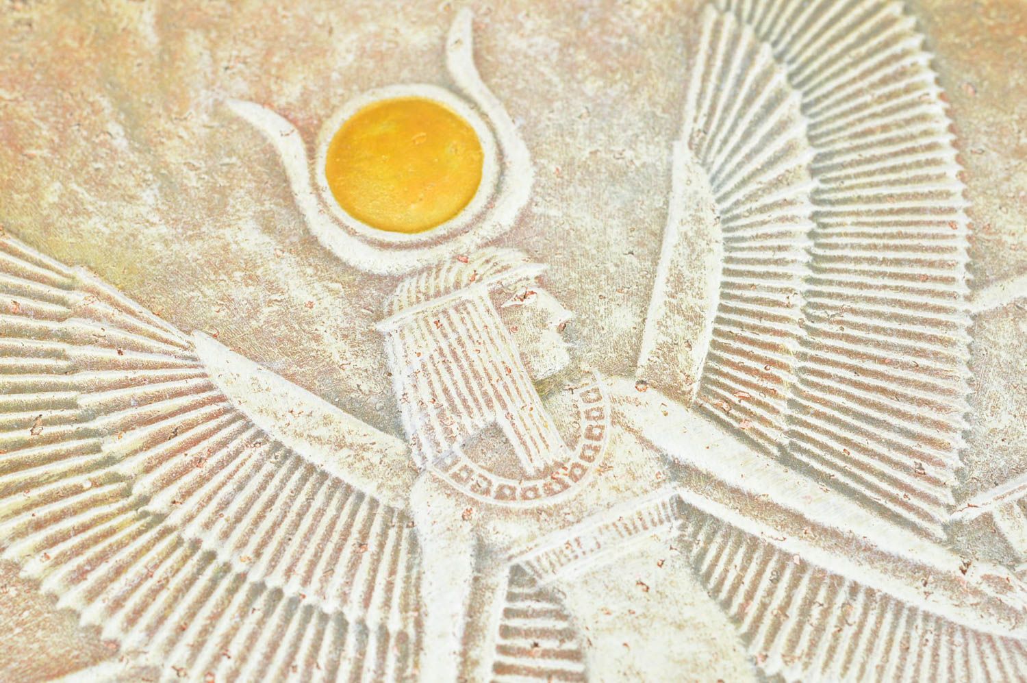 Panel artesanal de arcilla con zodiáco adorno¡ de pared elemento decorativo  foto 5