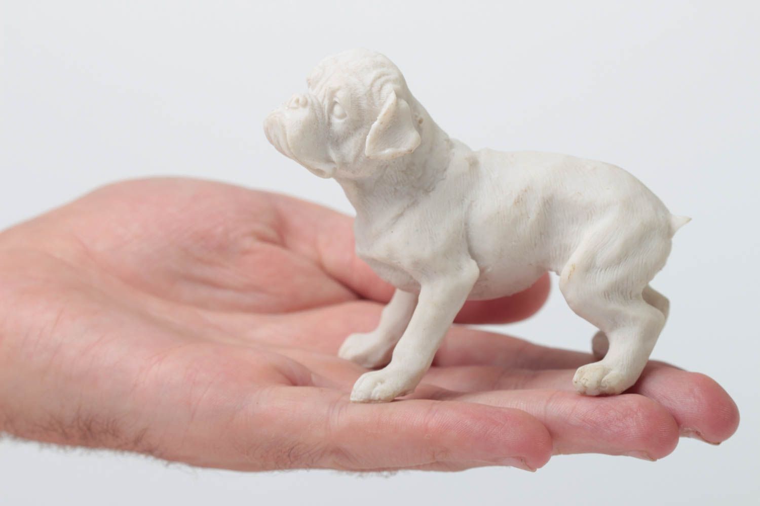 Figurine de chien fait main Statuette de chien Objet à décorer cadeau sympa photo 5