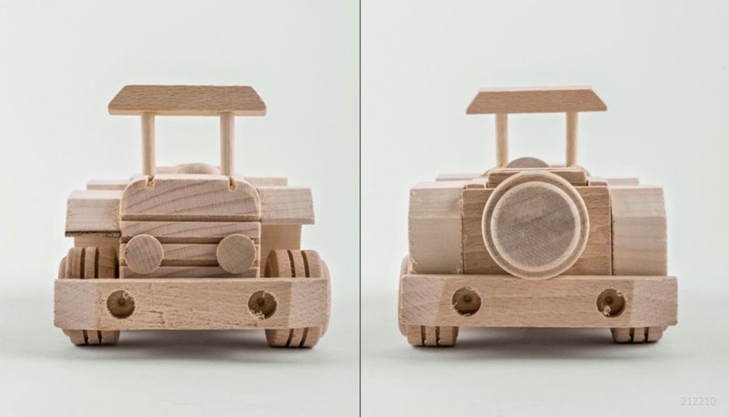 Macchina giocattolo di legno per bambini semilavorato di legno da decorare
 foto 5