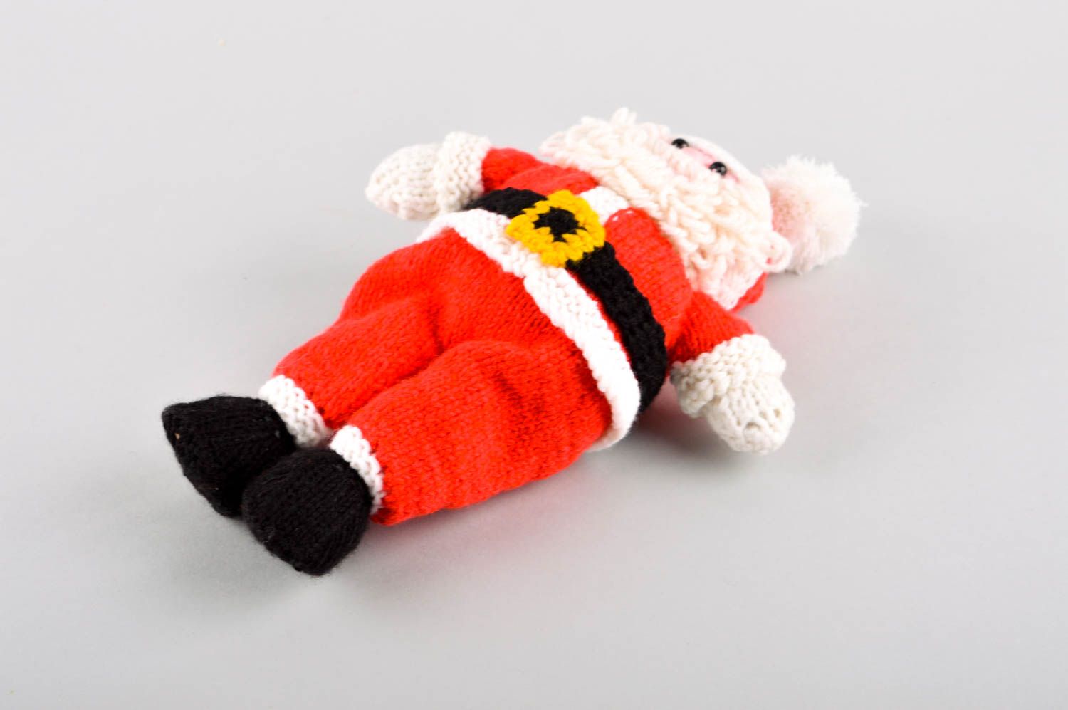 Juguete artesanal con forma de Papá Noel regalo original peluche para niños foto 4