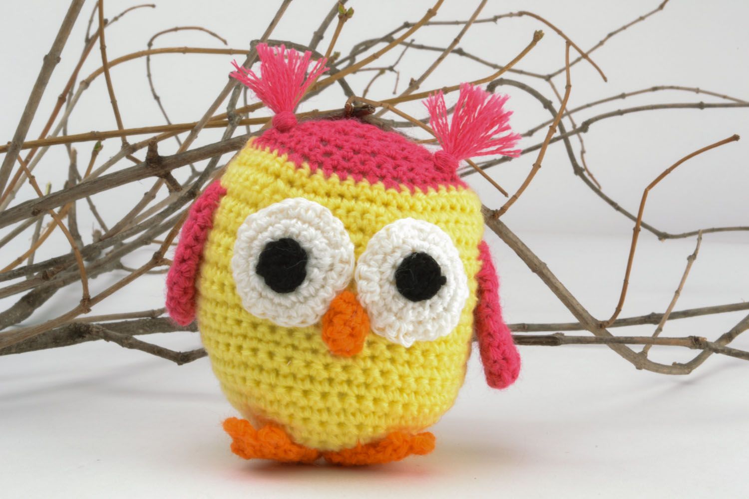 Crocheted toy Owl photo 1