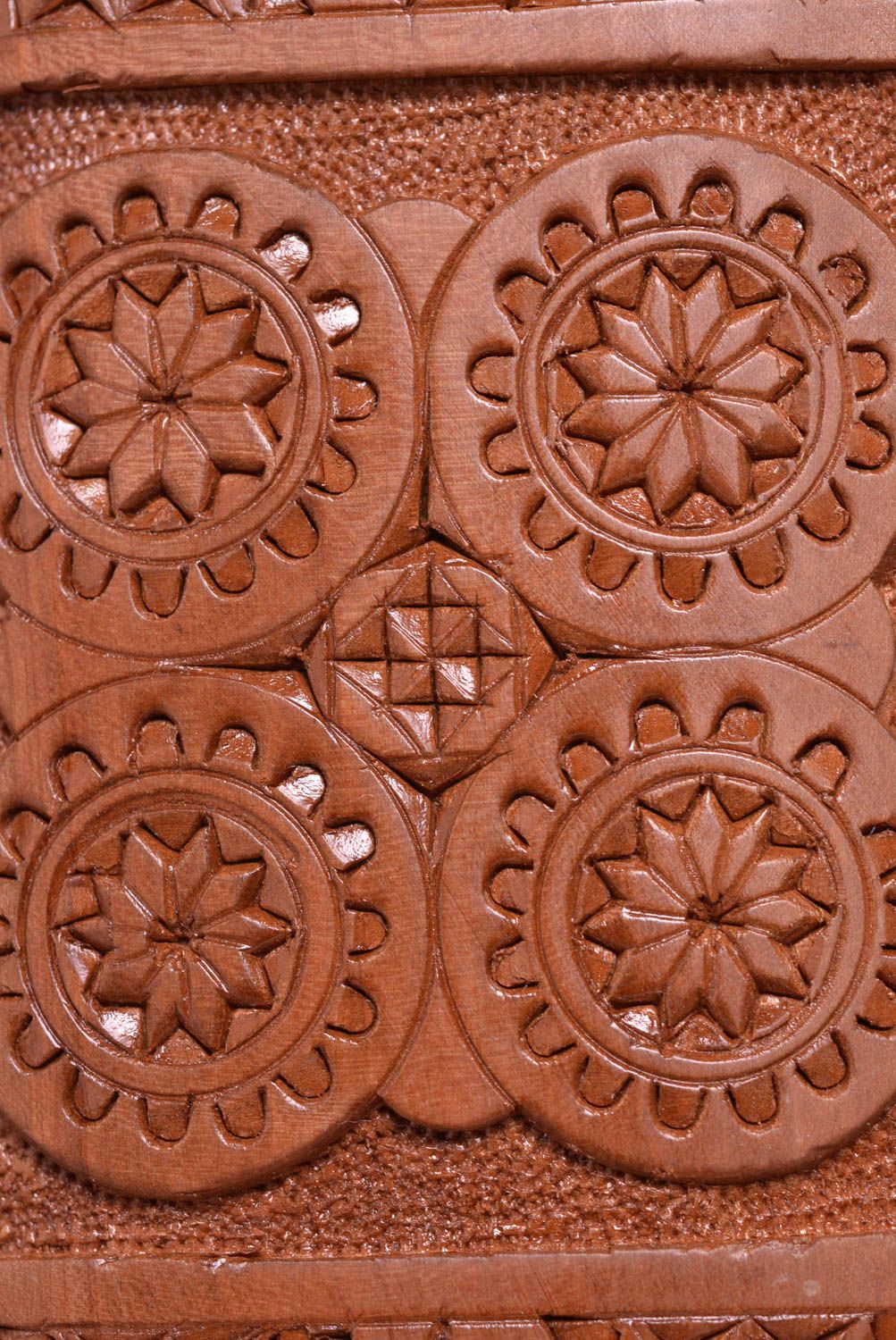 Cajita de madera tallada joyero original hecho a mano bonito regalo para mujer foto 5