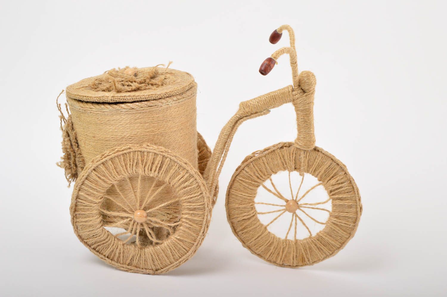 Figura original hecha a mano accesorio para el hogar regalo original Bicicleta foto 5