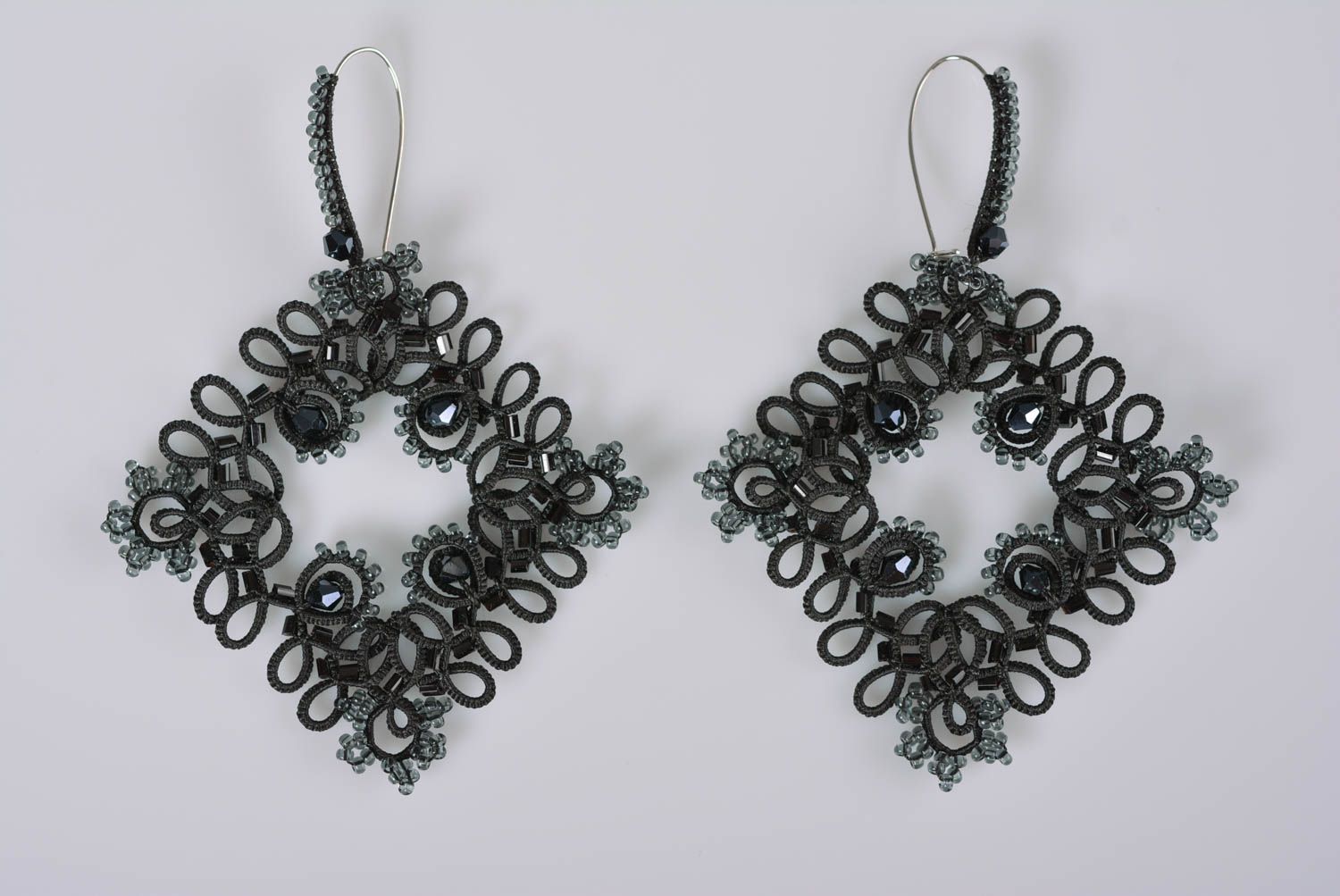 Handmade jewelry stylish earrings unique jewelry designer accessories gift ideas photo 1