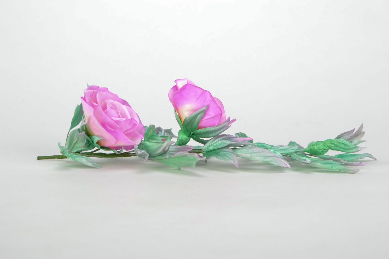 Artificial branch of roses photo 4