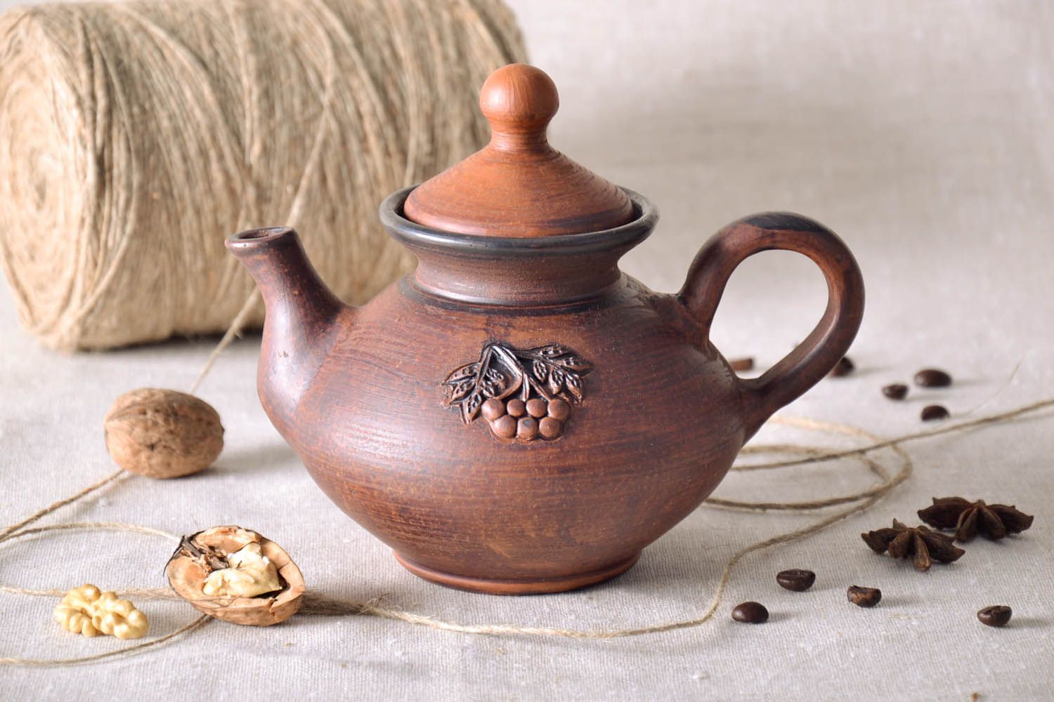 Small clay tea pot  photo 1
