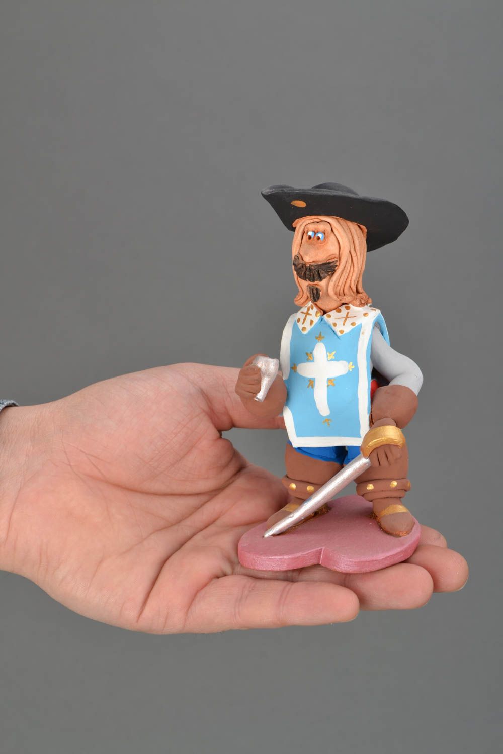 Ceramic figurine French Musketeer photo 2