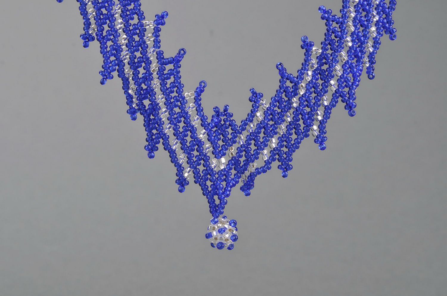 Halskette aus italienischen Glasperlen foto 1