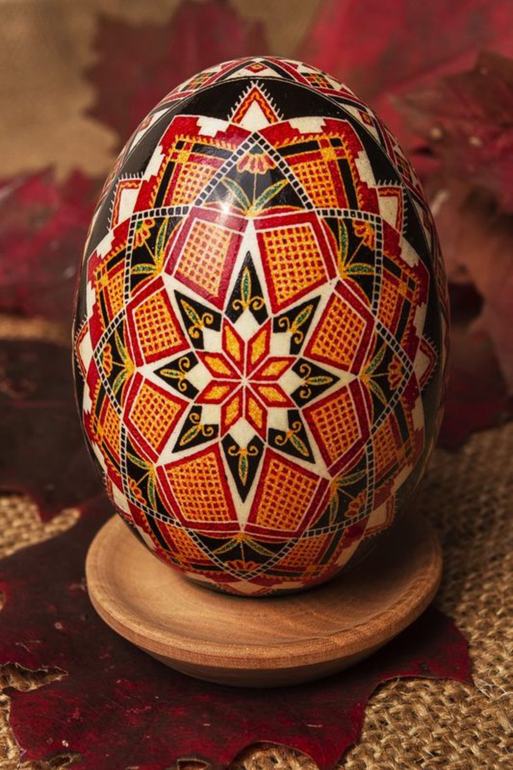 Huevo de Pascua hecho a mano “Estrella” foto 1