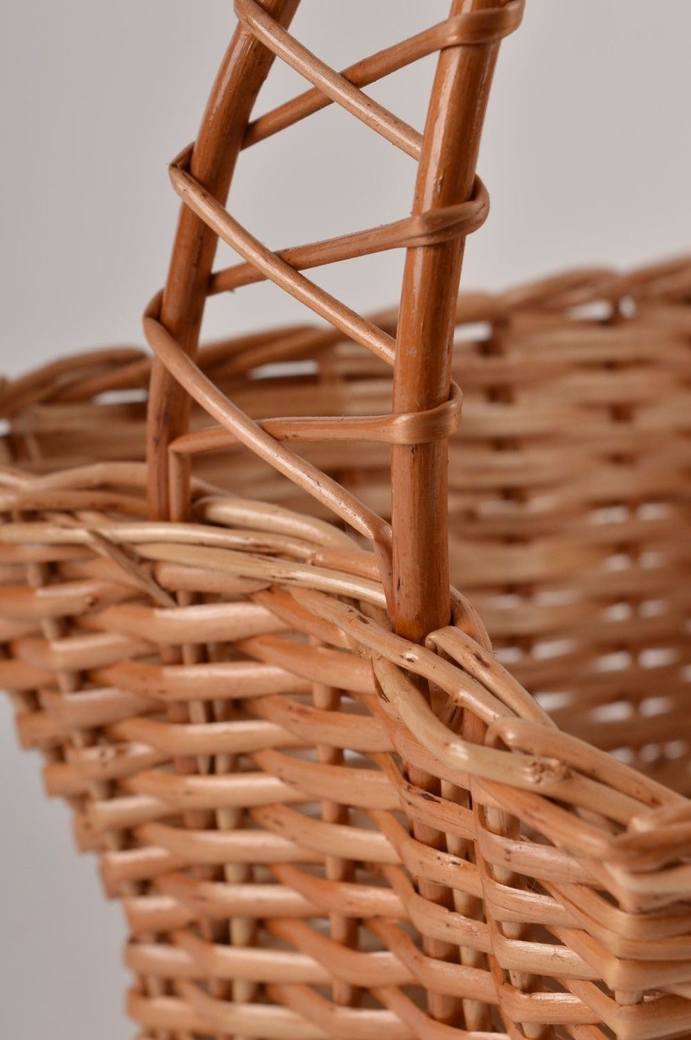 Handmade designer woven basket beautiful decorative basket unusual present photo 4