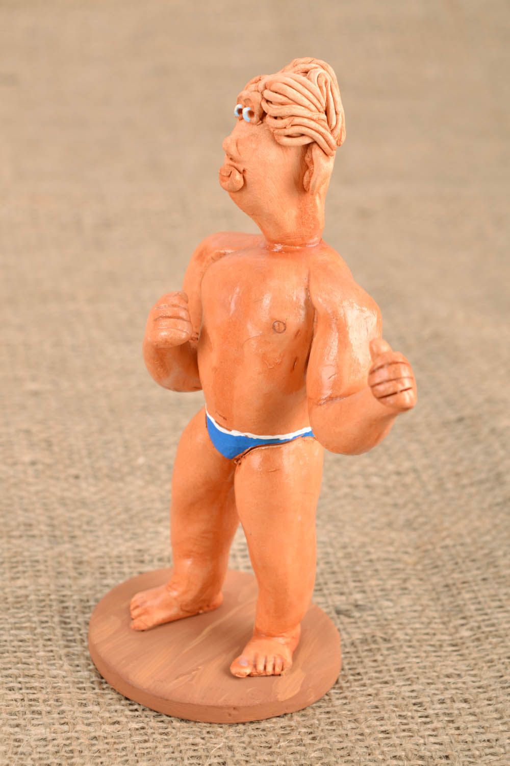 Clay figurine Bodybuilder photo 1