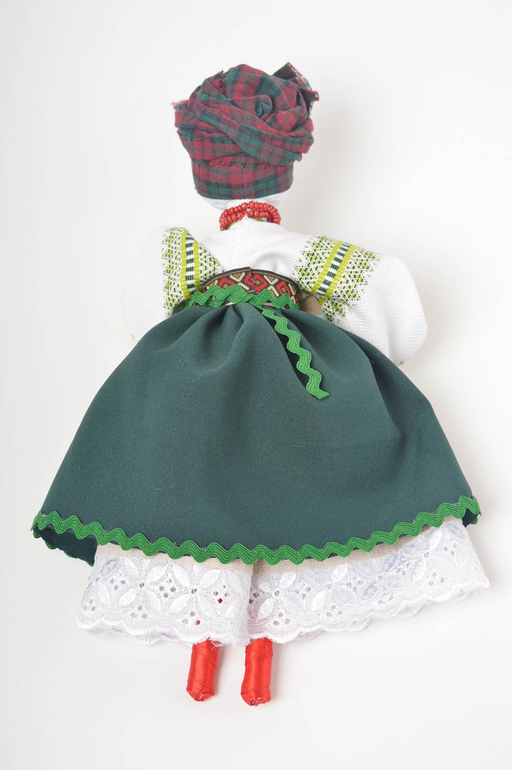 Handmade doll in ethnic dress stuffed toy designer childrens toy decor ideas photo 4