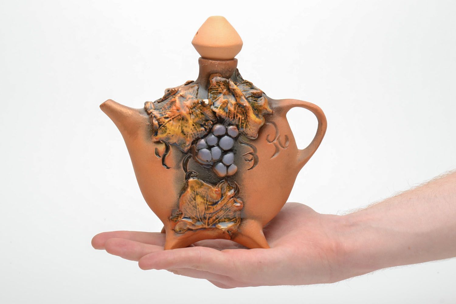 Керамический чайник декоративный  фото 5