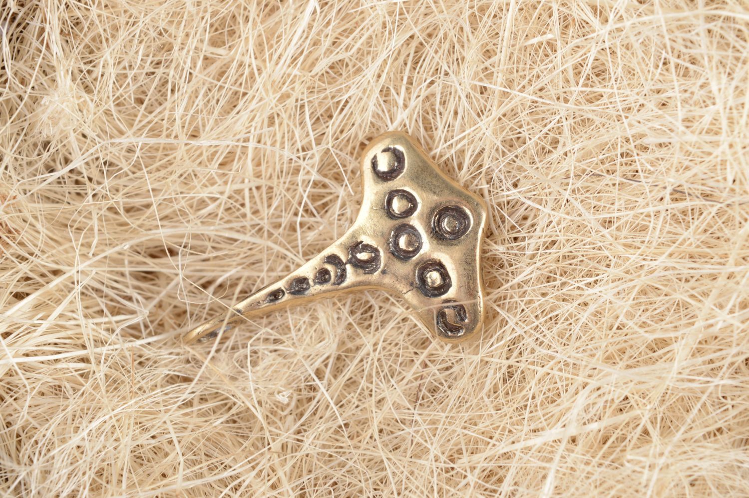Handmade pendant for girls bronze jewelry bronze pendant vitnage pendant photo 1