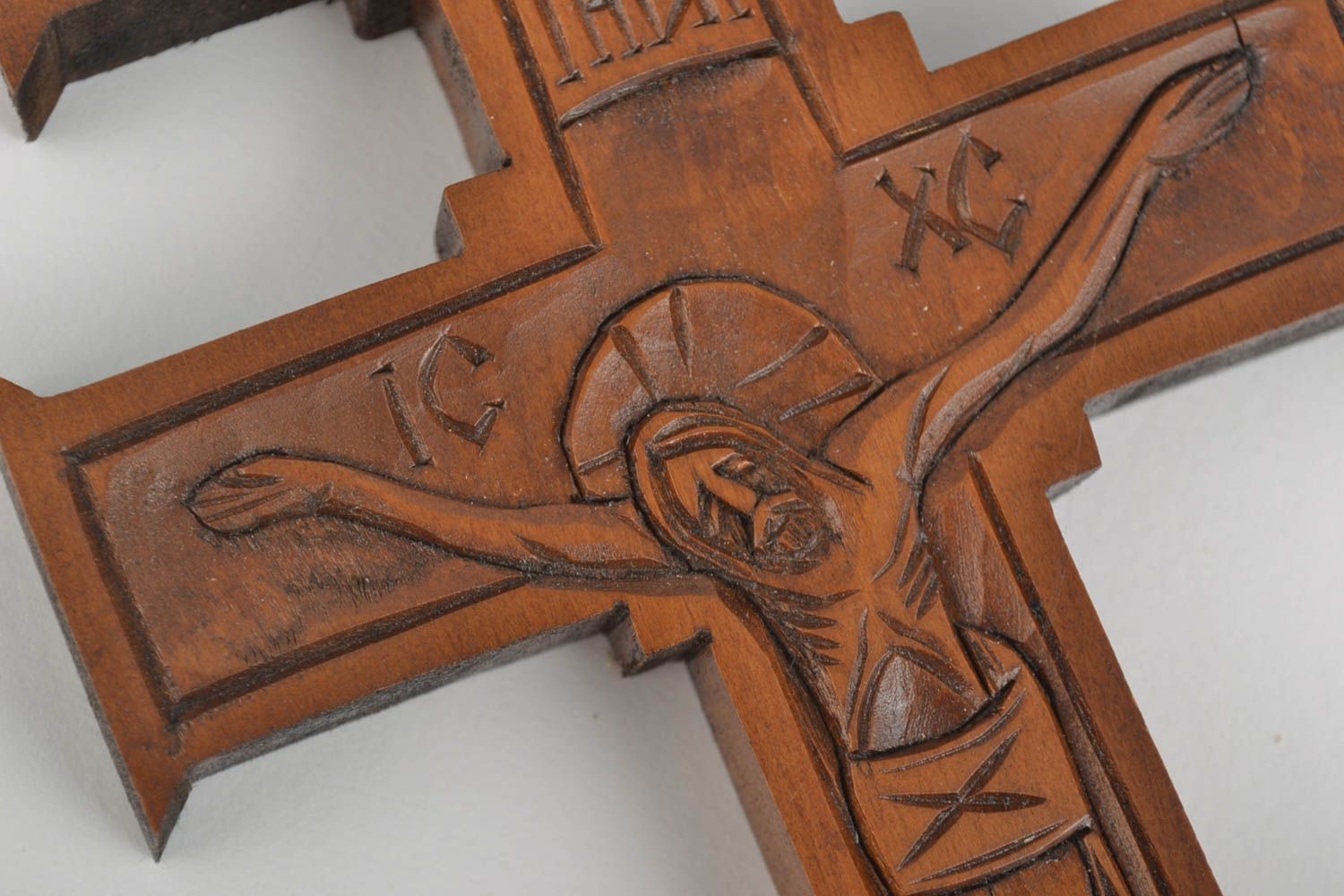 Крест ручной работы крест православный украшение на стену крест из дерева фото 2