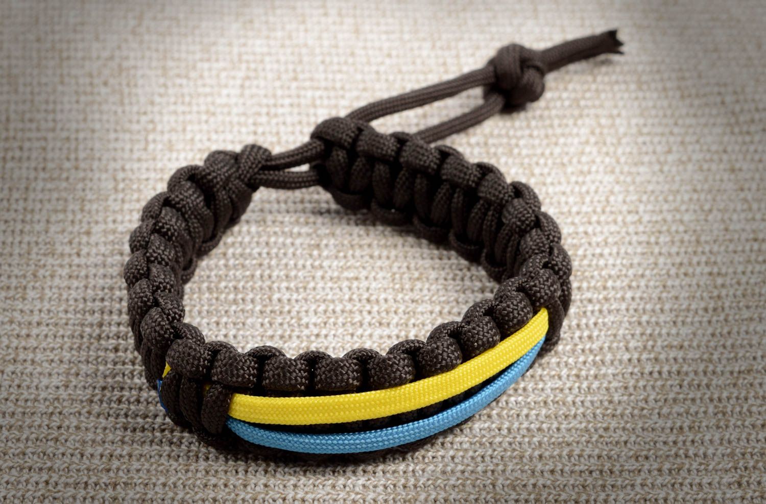 Handmade Paracord Armband Accessoire für Männer Survival Armband schwarz foto 5