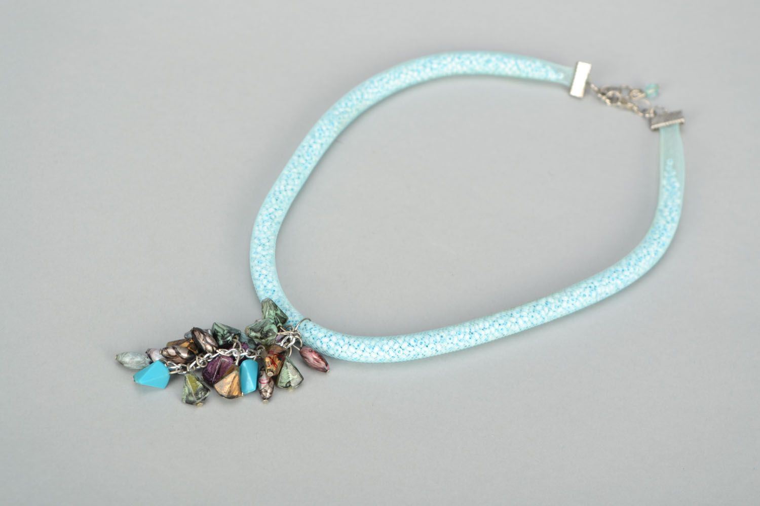 Necklace with Czech beads photo 2
