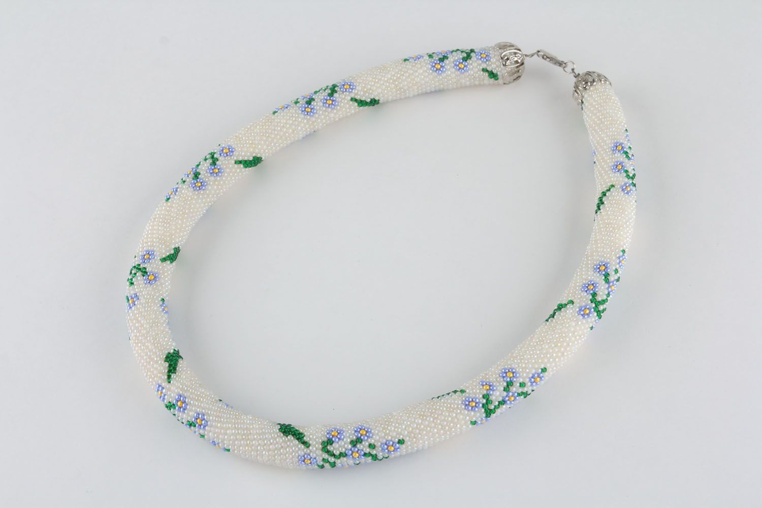 Tender beaded rope necklace photo 2