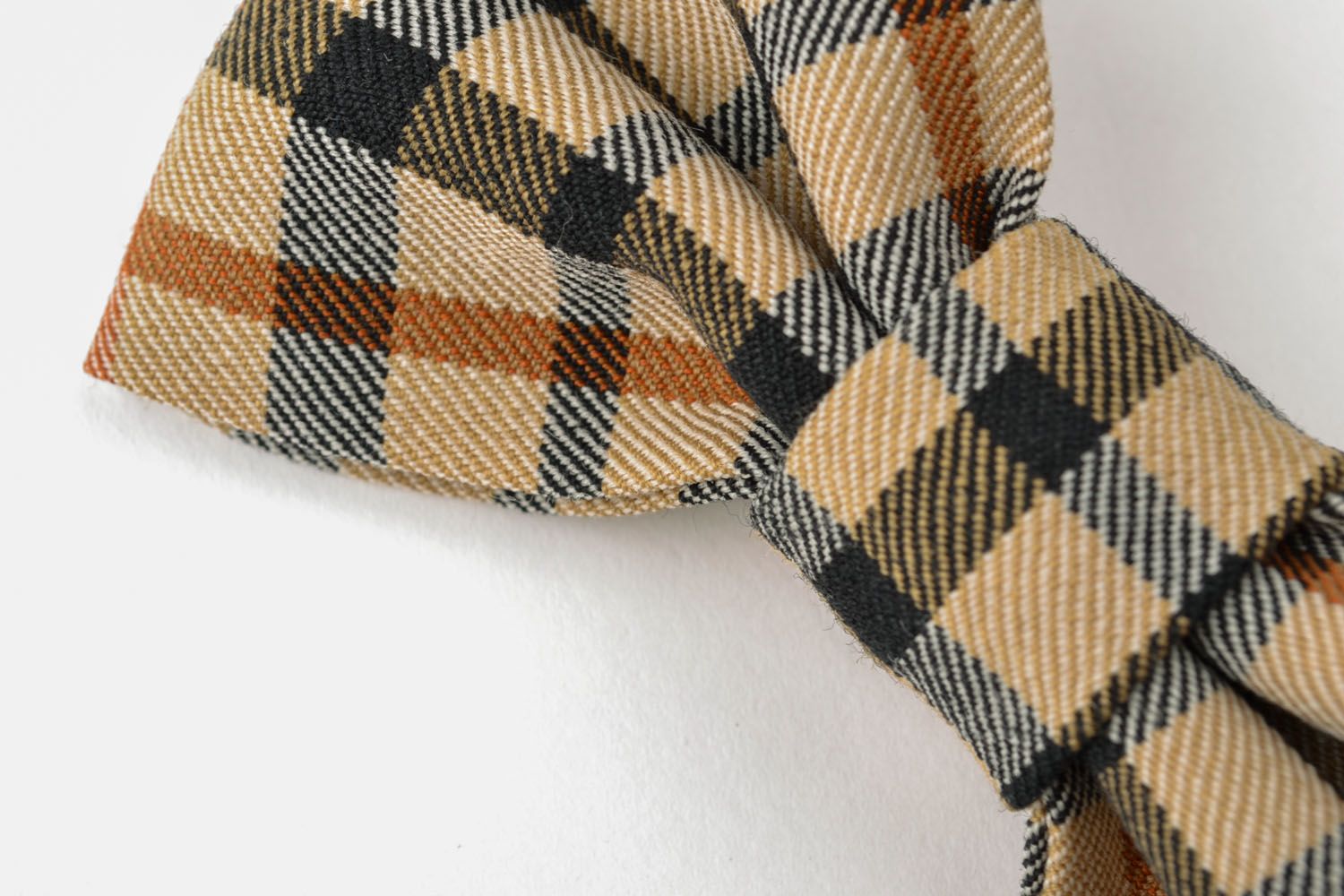Homemade textile bow tie photo 4
