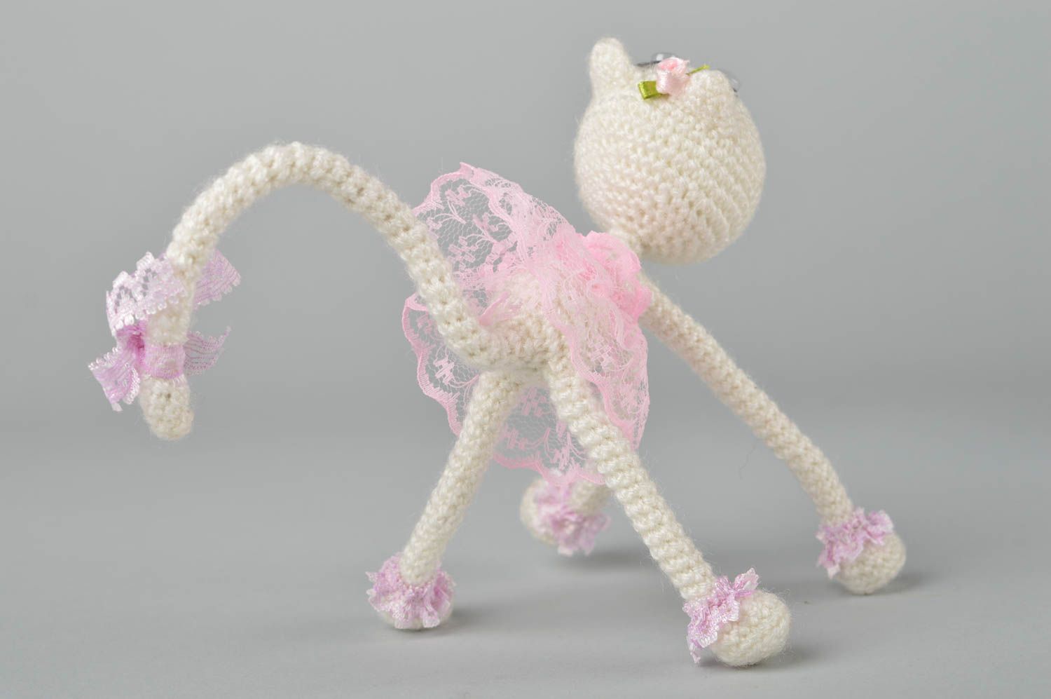 Hand-crocheted creative toy handmade designer toy for babies nursery decor photo 5