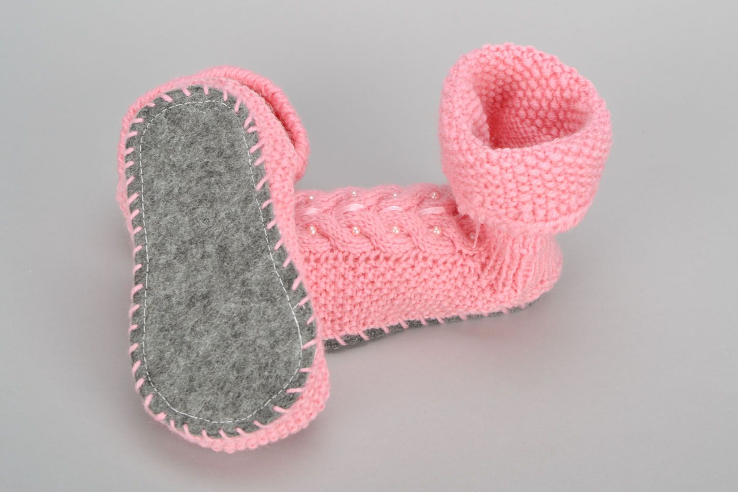 Crochet baby shoes photo 5