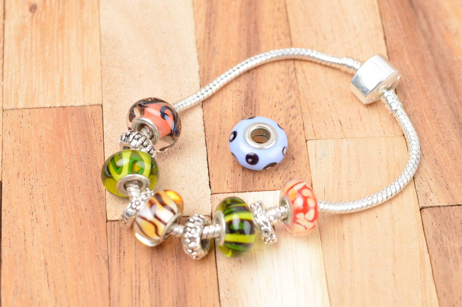Beautiful handmade glass bead design stylish jewelry findings lampwork ideas  photo 4