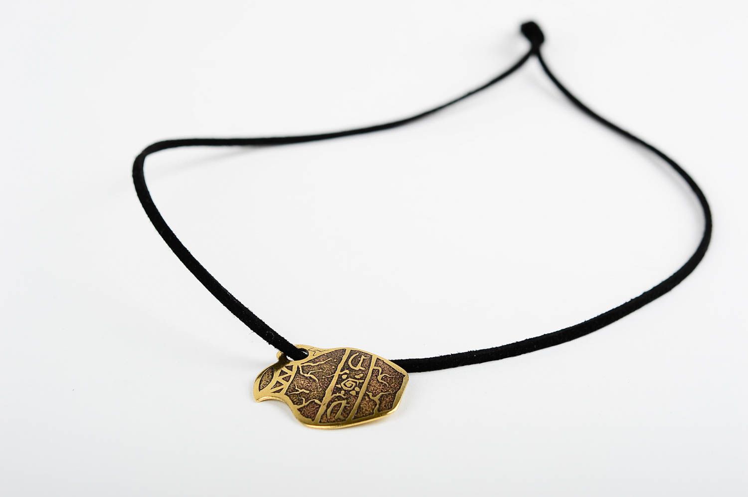 Handmade jewelry metal accessories unusual gift ideas designer pendant photo 3