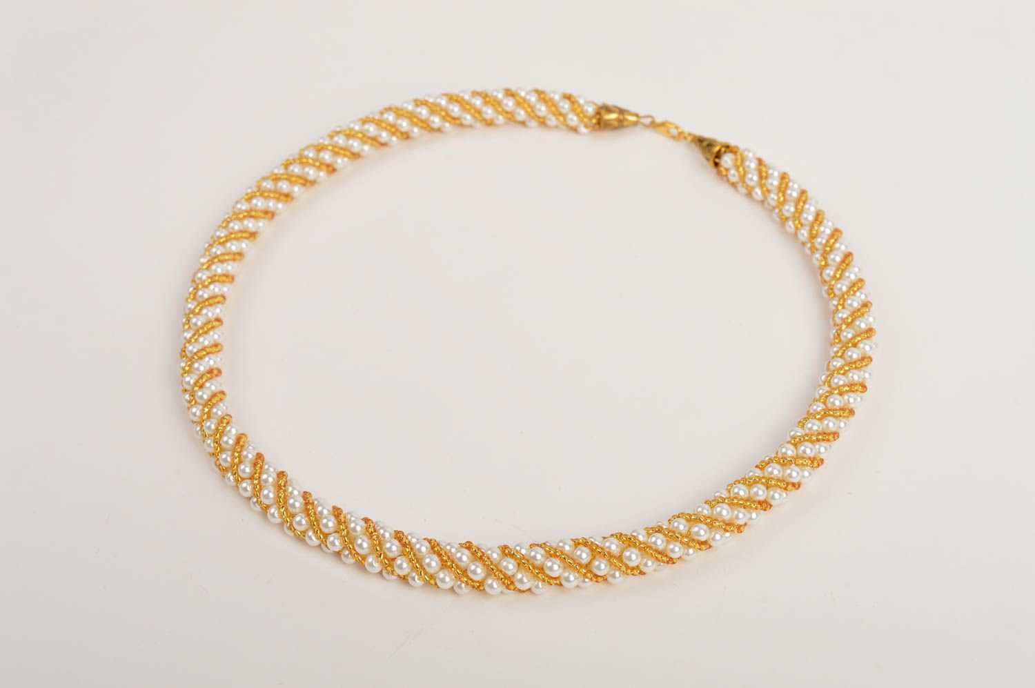 Handmade necklace designer accessory beaded jewelry unusual necklace gift ideas photo 2