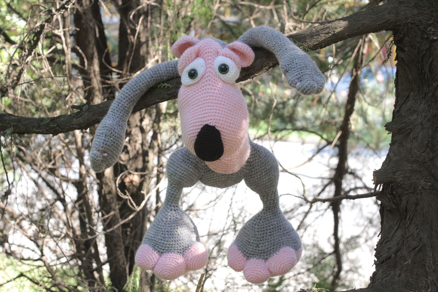 Knitted toy Wolf photo 1