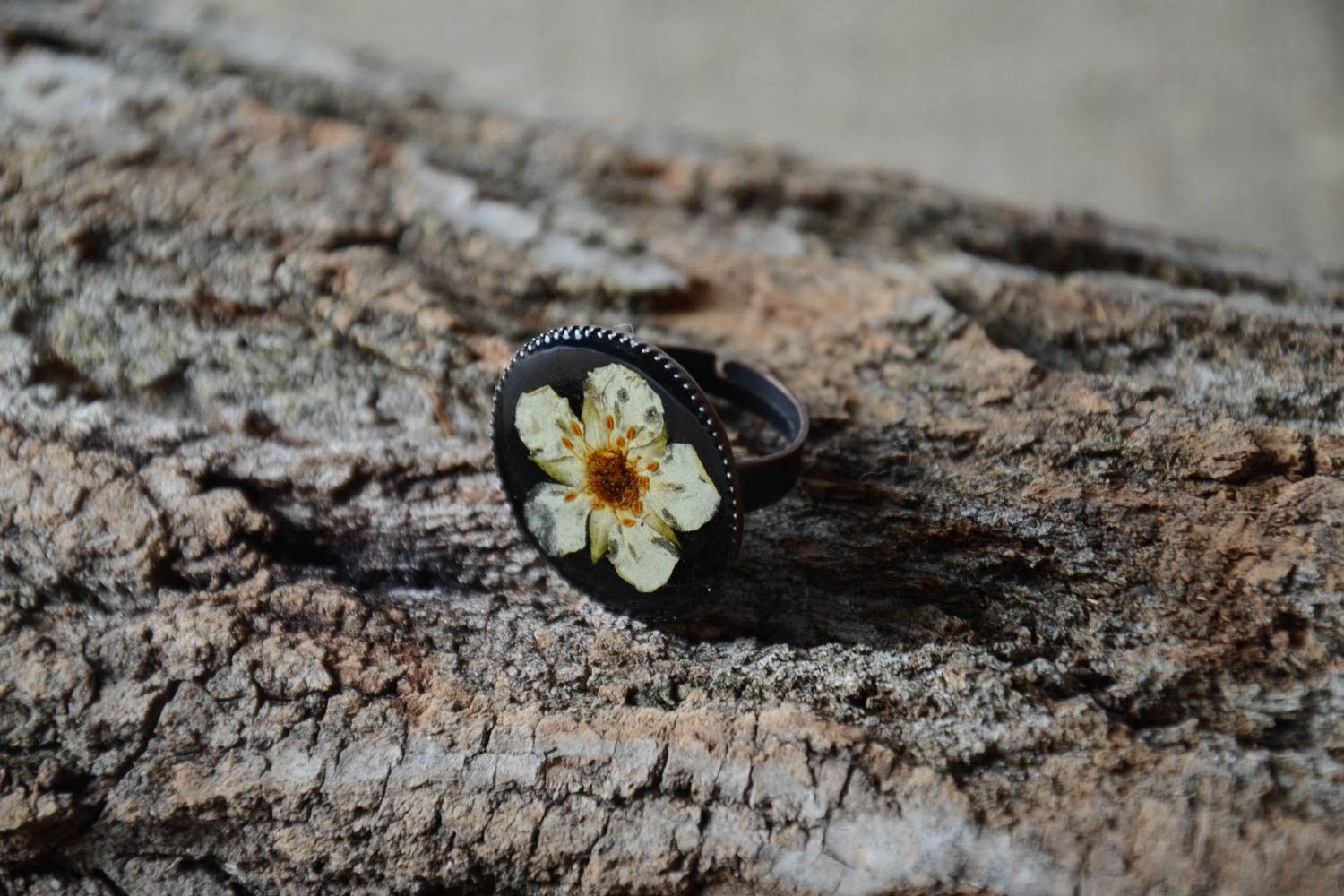 Handmade Ring Schmuck Designer Accessoire Ring für Damen Geschenk Idee foto 1
