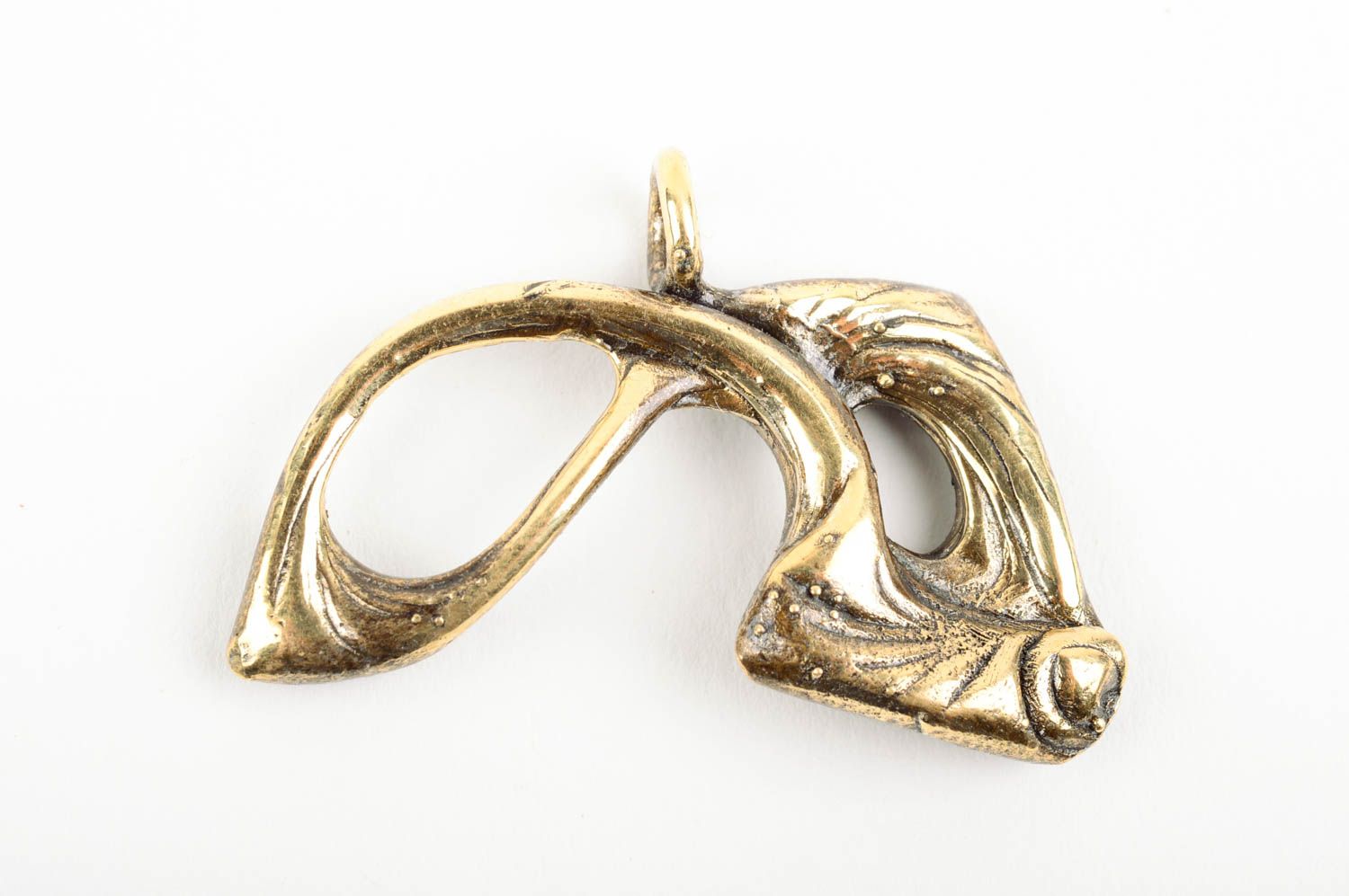 Stylish homemade brass pendant unusual metal pendant jewelry designs gift ideas photo 1