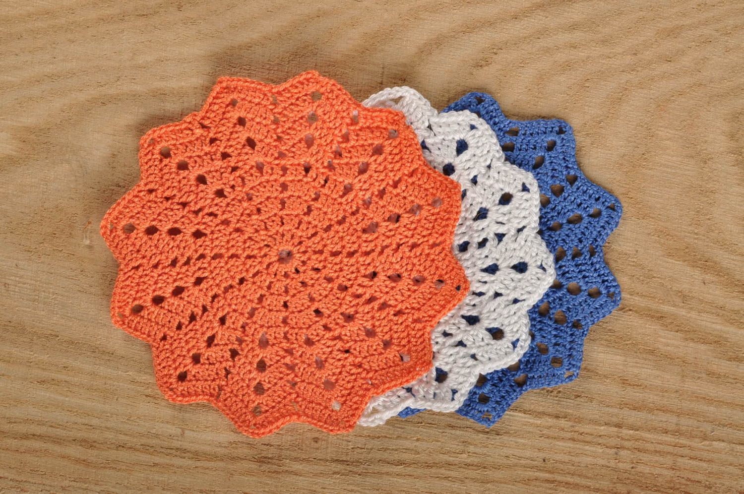 Handmade bright cute coaster unusual stylish coaster bright home textile photo 4