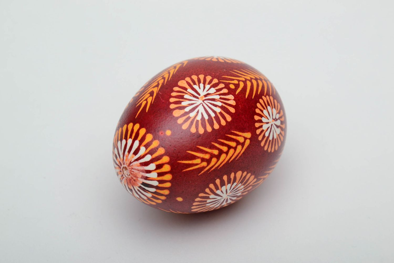 Декоративное яйцо ручной работы в лемковском стиле подарок  фото 3