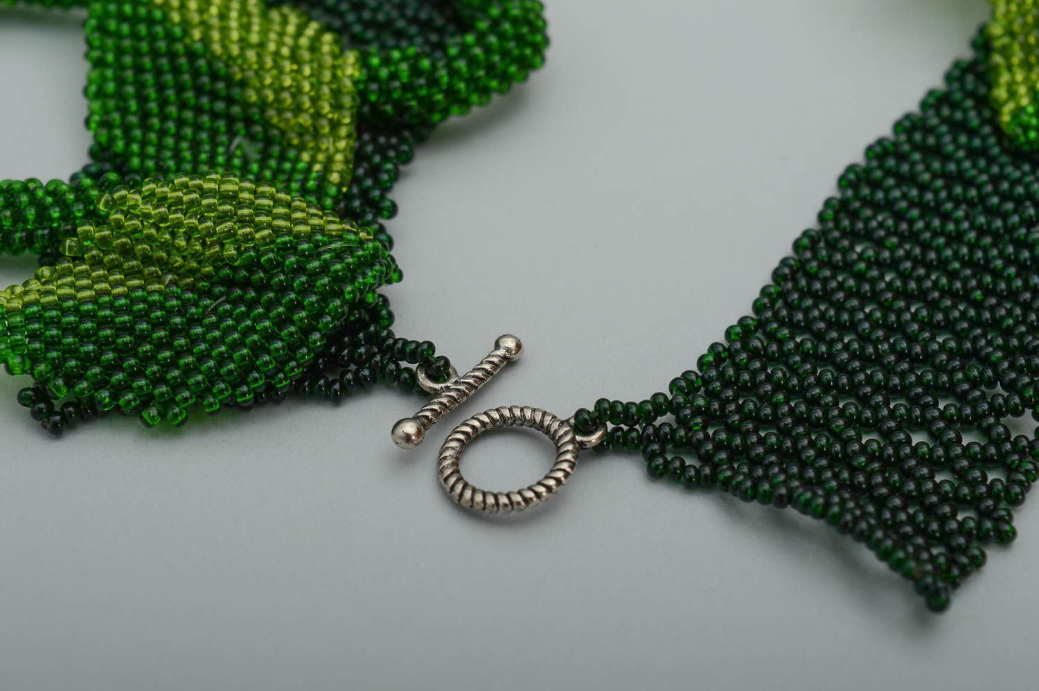 Schmuck aus Rocailles handgemacht Collier Modeschmuck bunt Halskette für Frauen foto 3