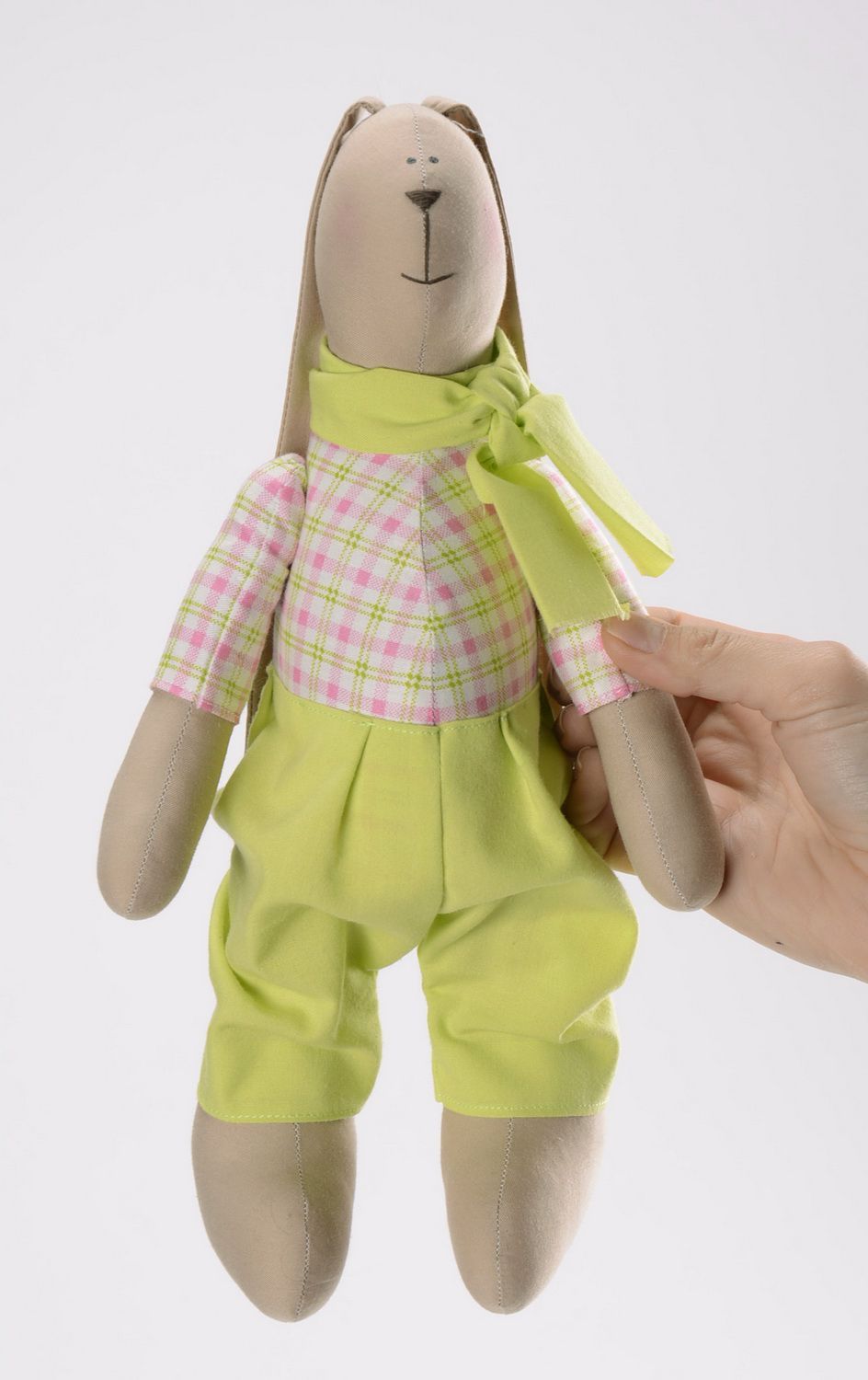 Кукла Зайчик в желтом фото 1