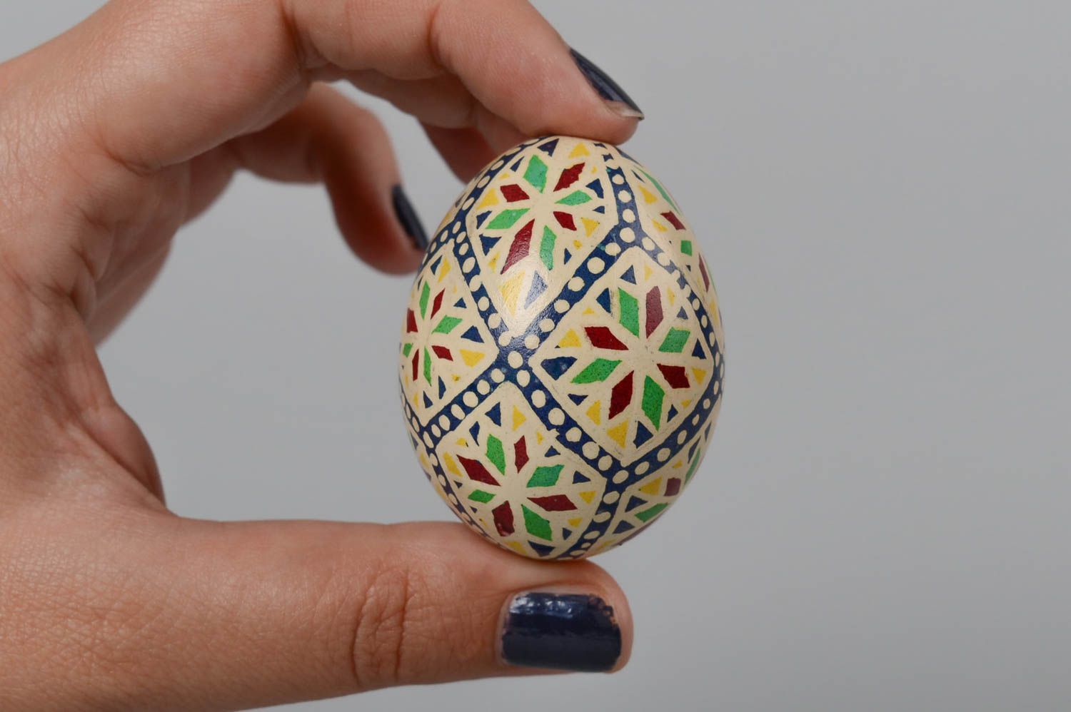 Huevo de Pascua estiloso hecho a mano regalo original decoración para fiesta foto 5